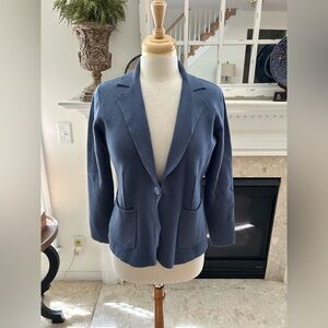 NWT Sioni Heather Blue Cardigan Sweater Jacket